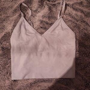White V-Neck Camisole Top